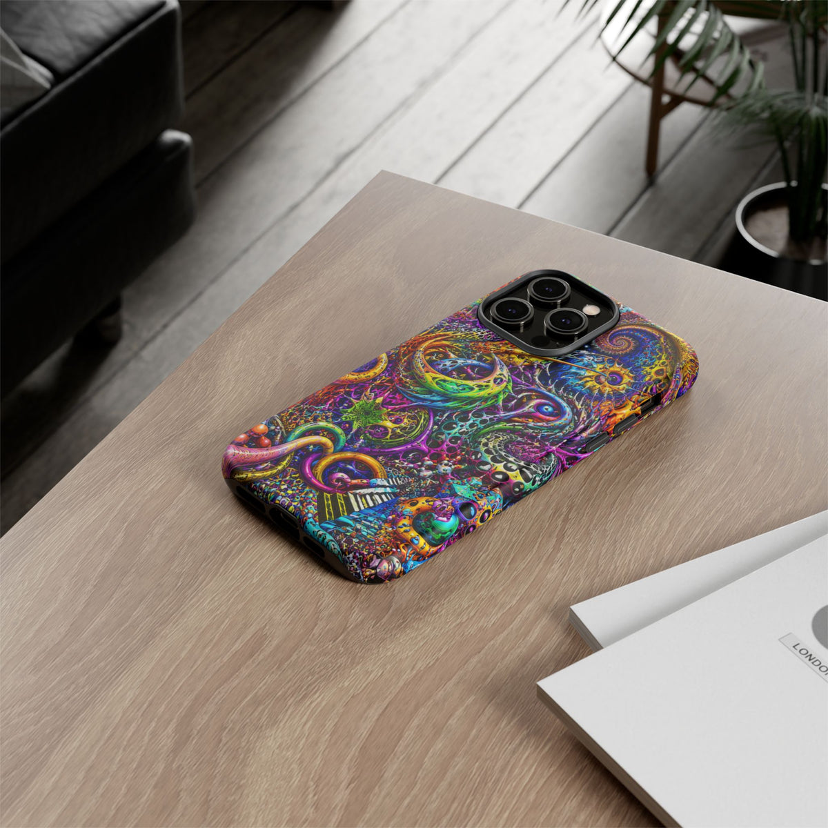 Psychedelic Octopus Swirl phone case