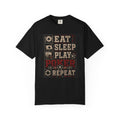 Eat Sleep Play Poker Repeat T-shirt | Poker Graphic Tee