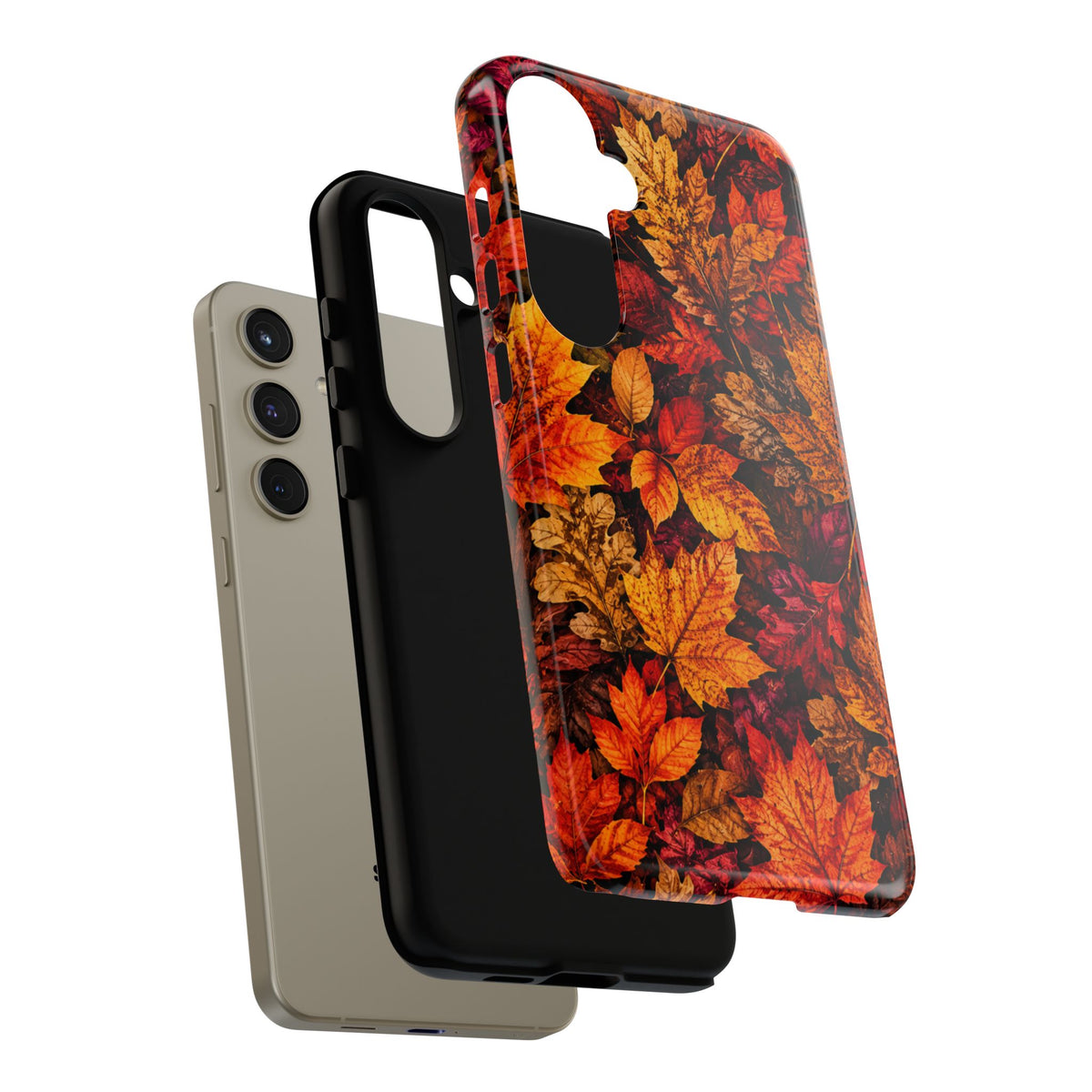 Autumn Leaves Tough Phone Case — Fall Foliage Protective Cover