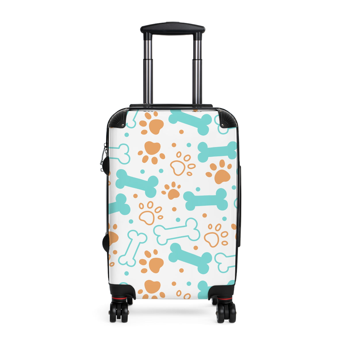 Pet Paw & Bone Carry-On Suitcase — Cute Dog Travel Luggage