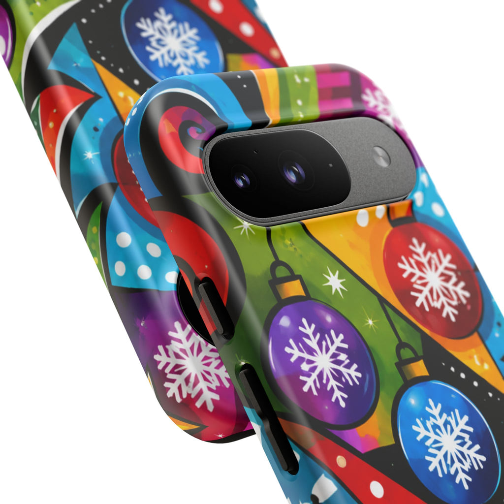 Holiday Ornament Phone Case — Colorful Festive Christmas Design