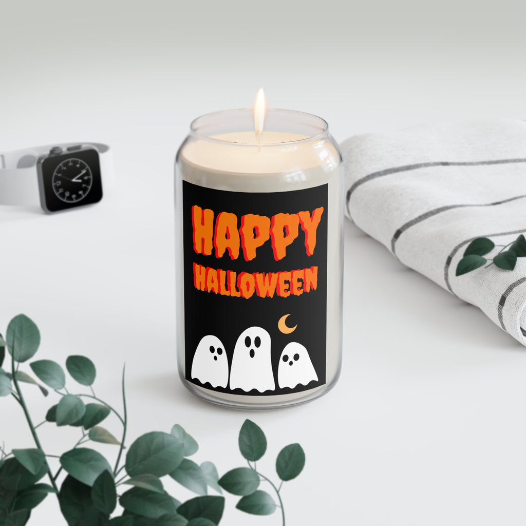 Happy Halloween Ghosts Soy Candle — 13.75 oz Scented Candle