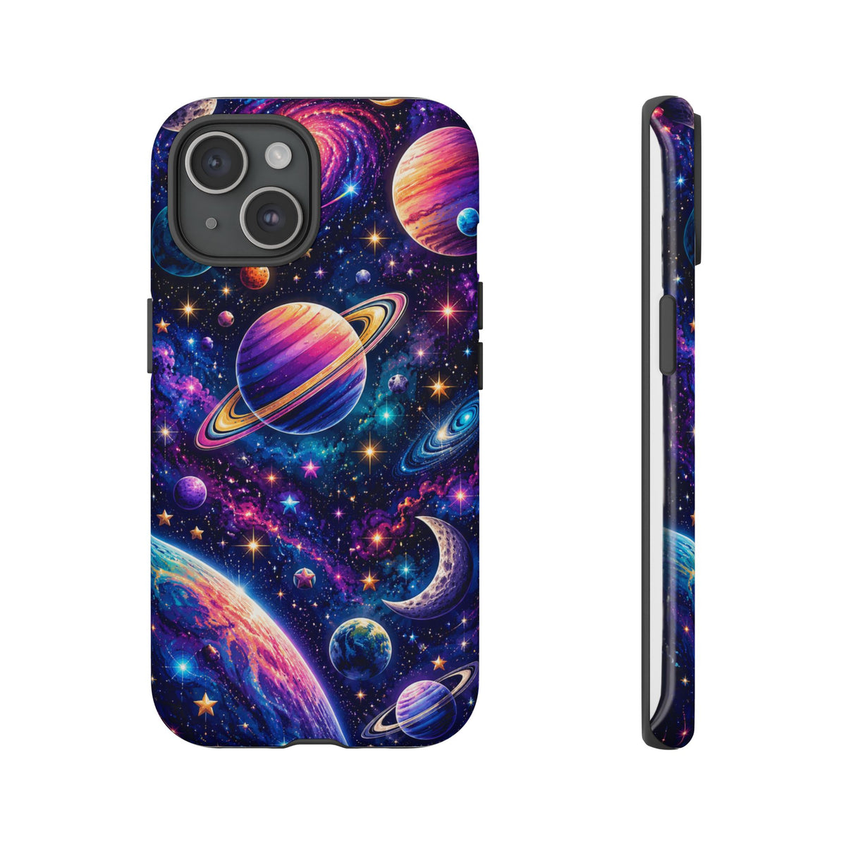 Colorful Galaxy Planets phone case | Tough Case