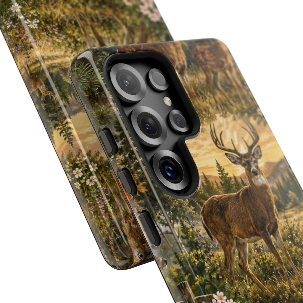 Deer Forest Phone Case — Woodland Bucks Nature iPhone Cover