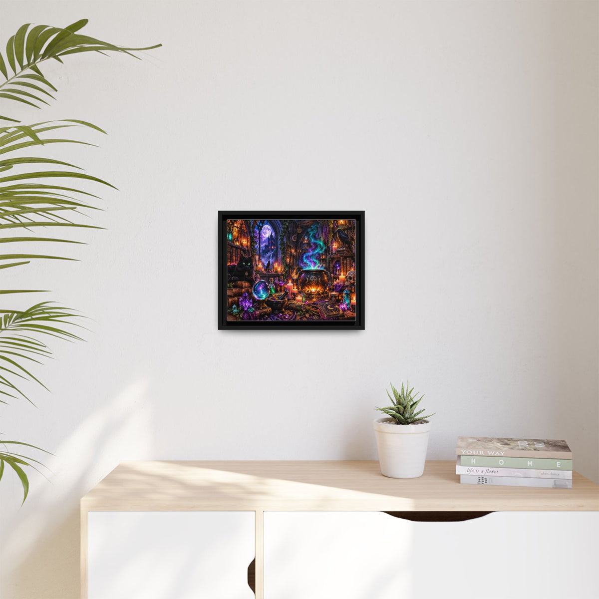 Mystic Witch’s Apothecary Matte Canvas Framed Art