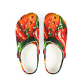 Tomato Print Foam Clogs — Colorful Garden EVA Slip-Ons