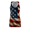 American Flag Racerback Dress — All-Over Print Patriotic Women's Dress