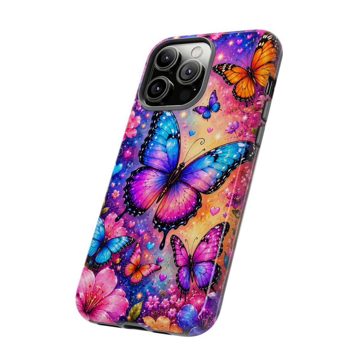 Colorful Butterfly Pattern Phone Case | Tough Cases