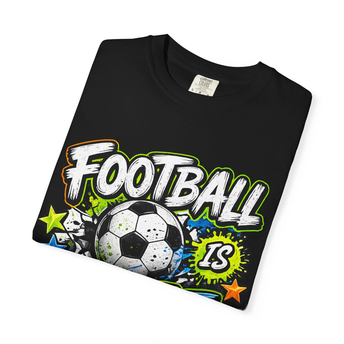 Football Is Life T-shirt | Soccer Ball Graphic Tee, Youth Sports