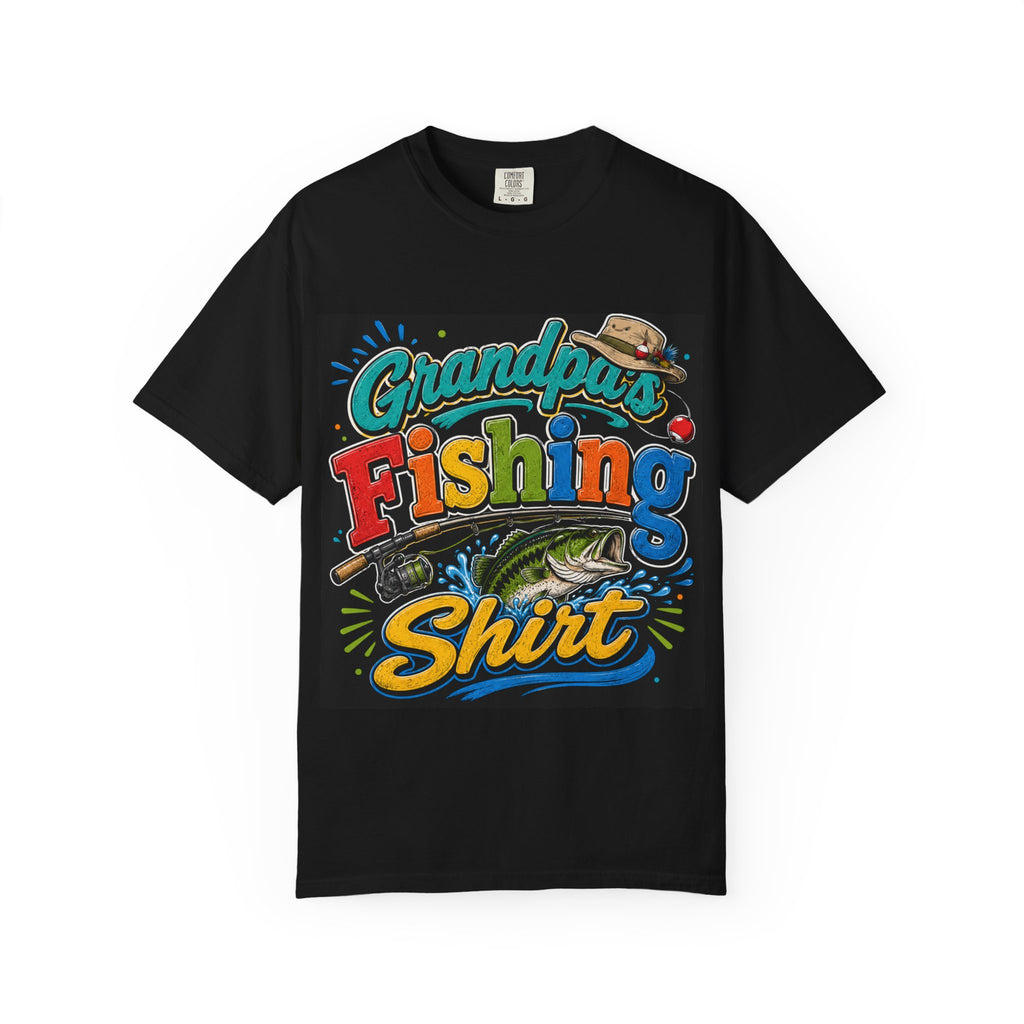 Grandpa's Fishing Shirt T-shirt | Largemouth Bass Graphic Tee