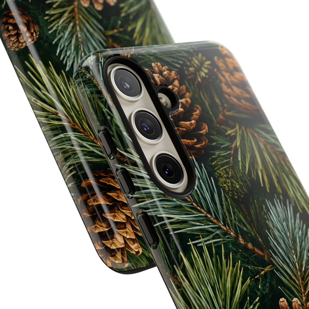 Pinecone Pines Phone Case — Festive Evergreen iPhone Cover