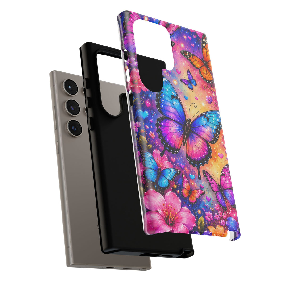 Colorful Butterfly Pattern Phone Case | Tough Cases