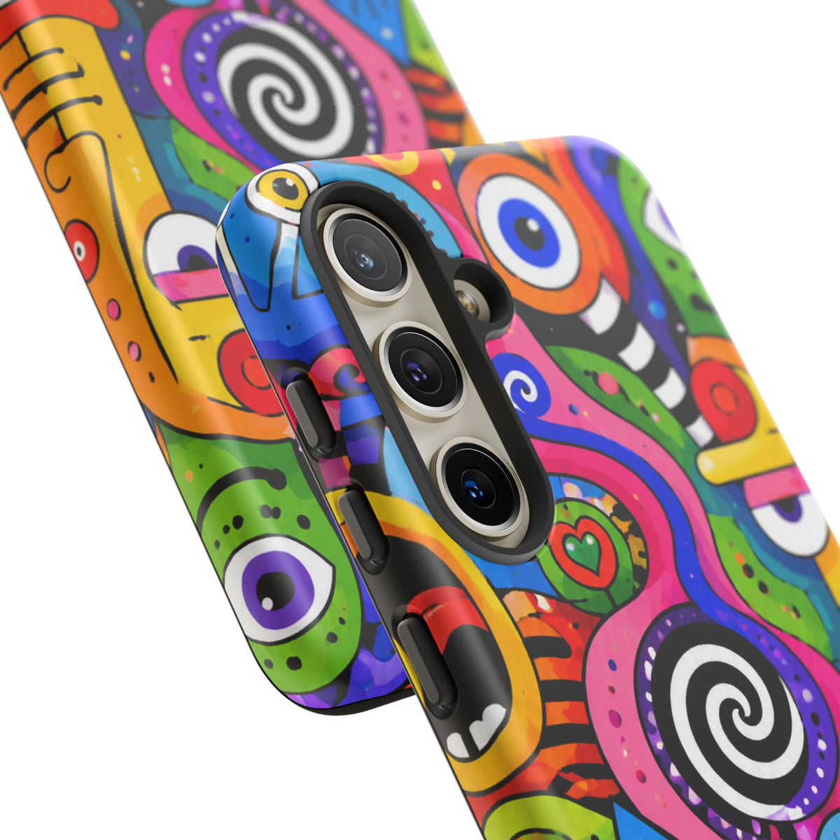 Colorful Abstract Doodle Tough Phone Case