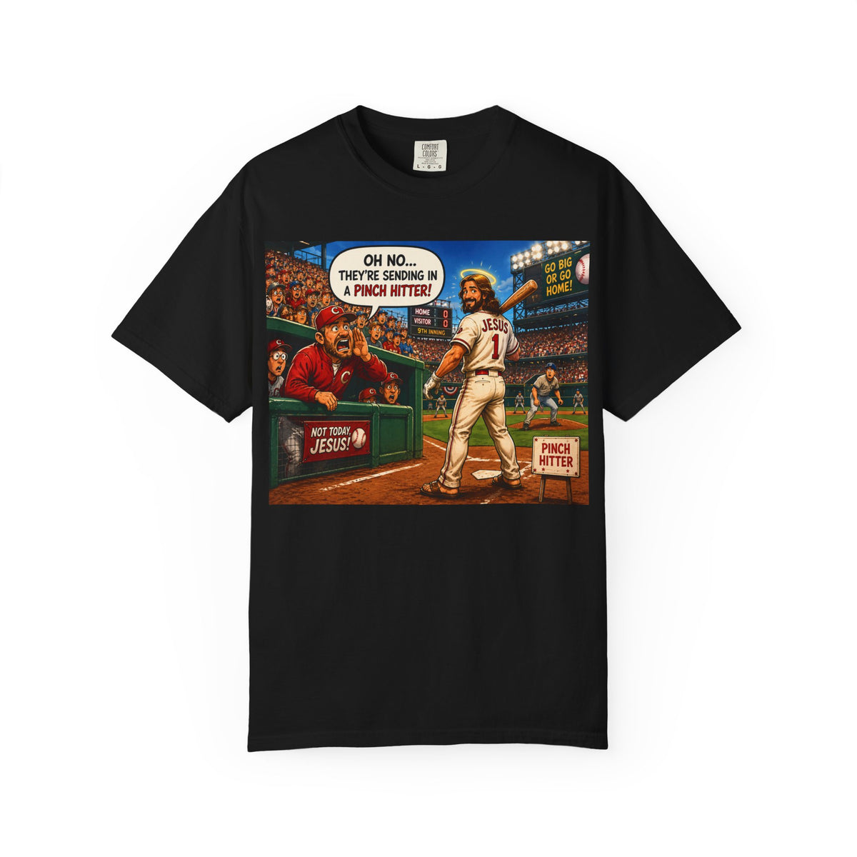 Pinch Hitter Baseball Comic Tee | T-Shirt