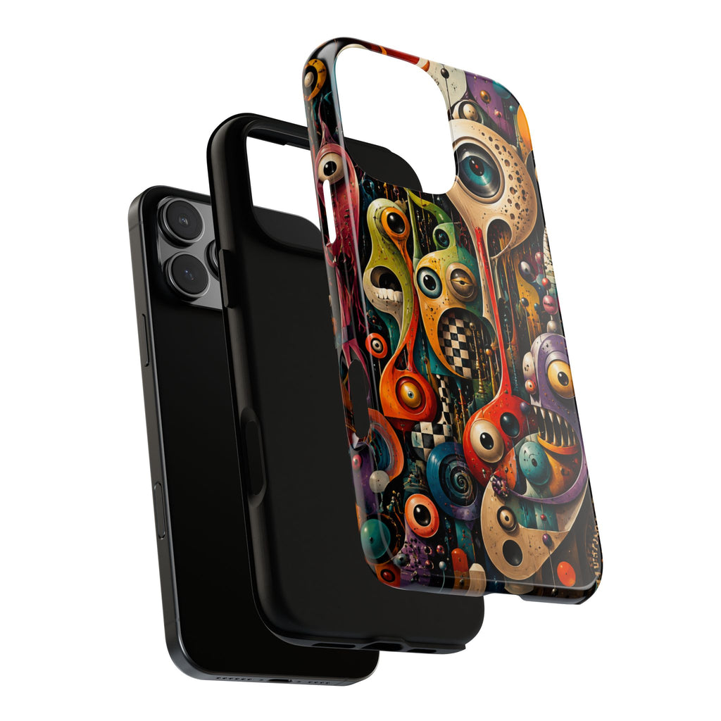 Surreal Monster Art Phone Case — Colorful Abstract Creature Design