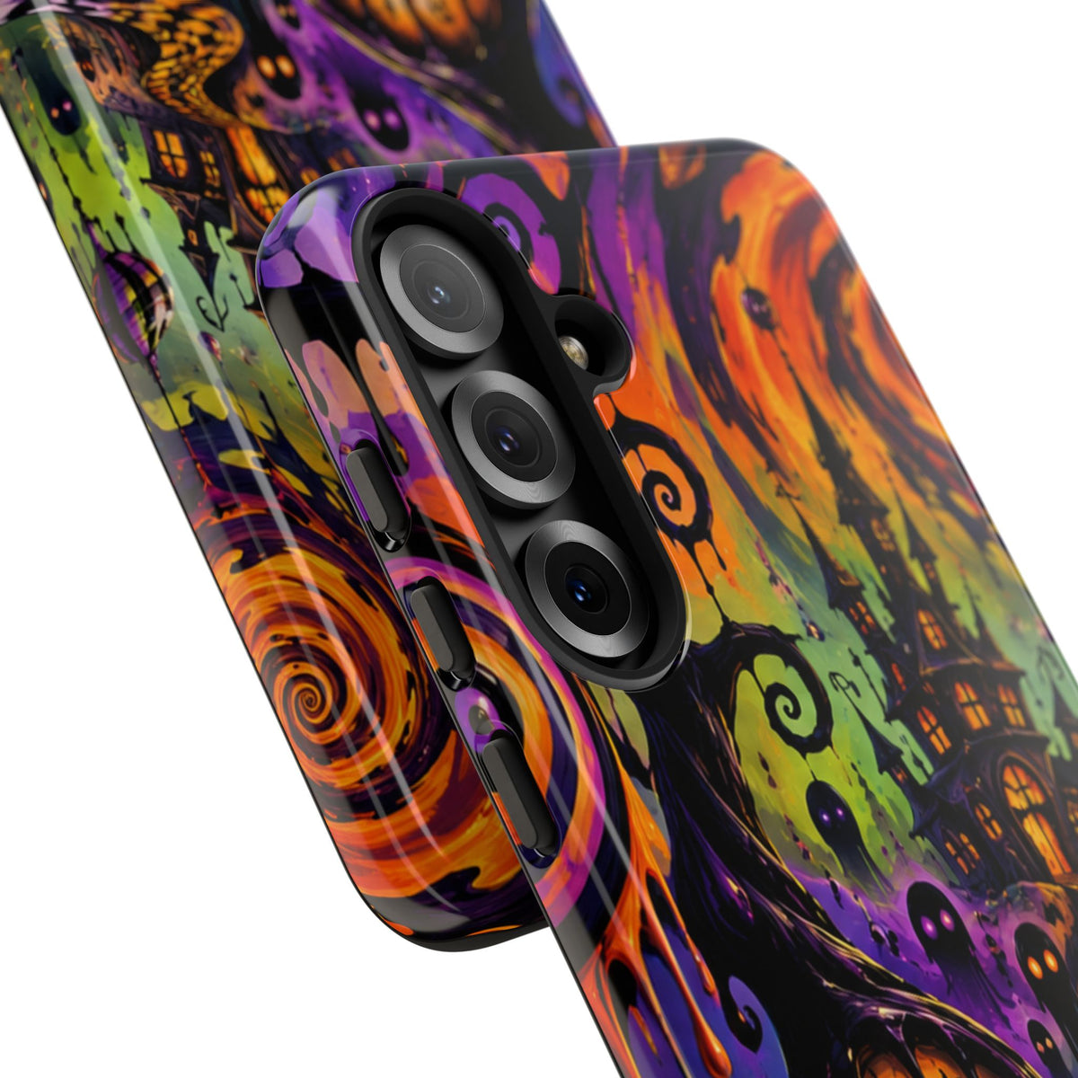 Phone Case — Psychedelic Haunted House Halloween Design