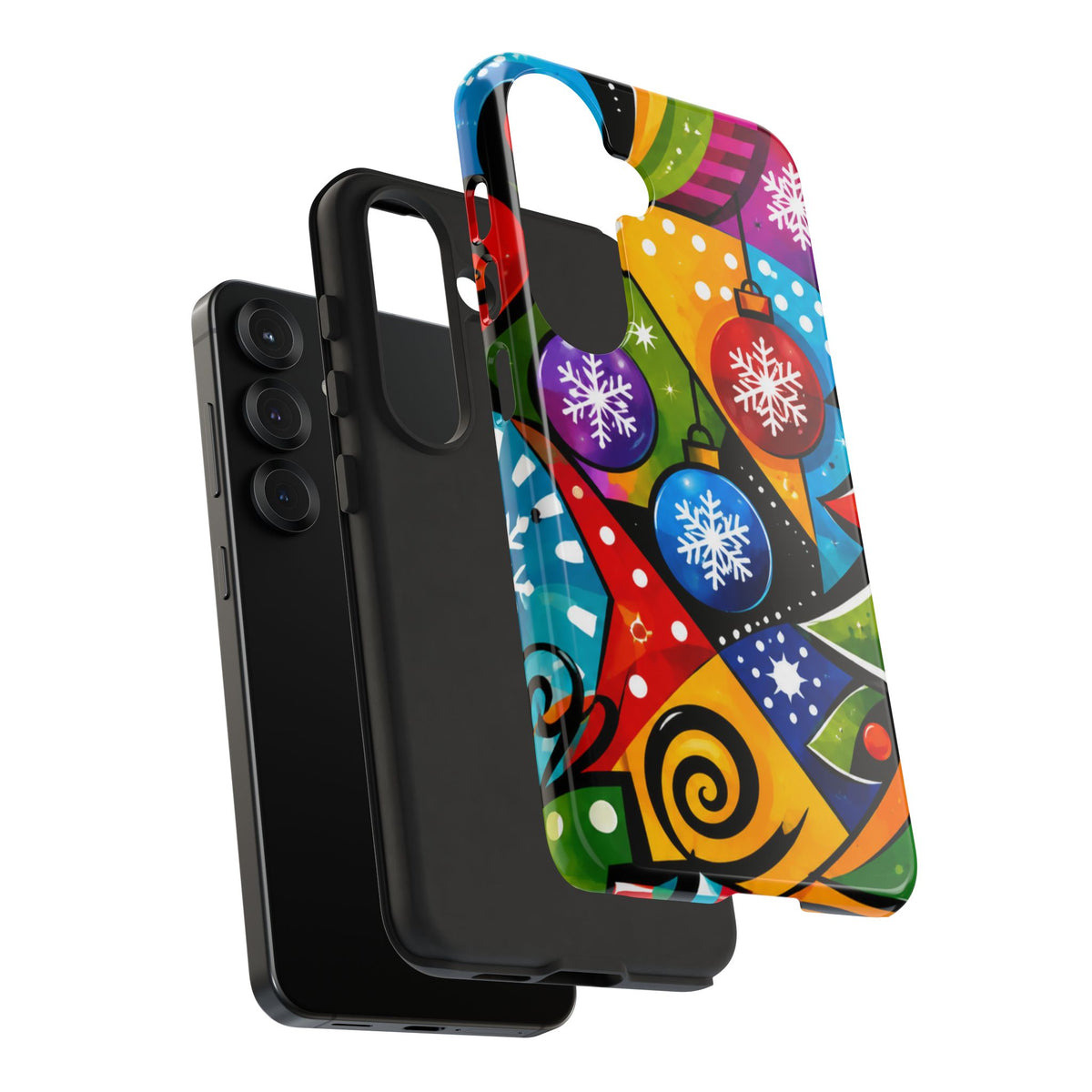 Holiday Ornament Phone Case — Colorful Festive Christmas Design