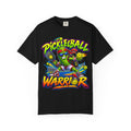 Pickleball Warrior T-Shirt | Cartoon Pickle Player Graphic