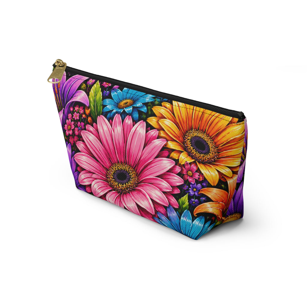 Floral Daisy Accessory Pouch