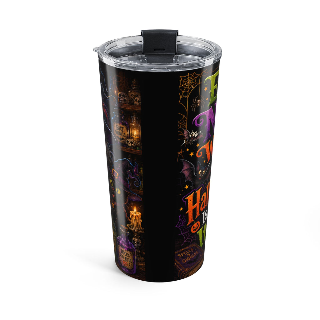 Witchy Halloween Scene Tumbler | 20oz Halloween Travel Cup
