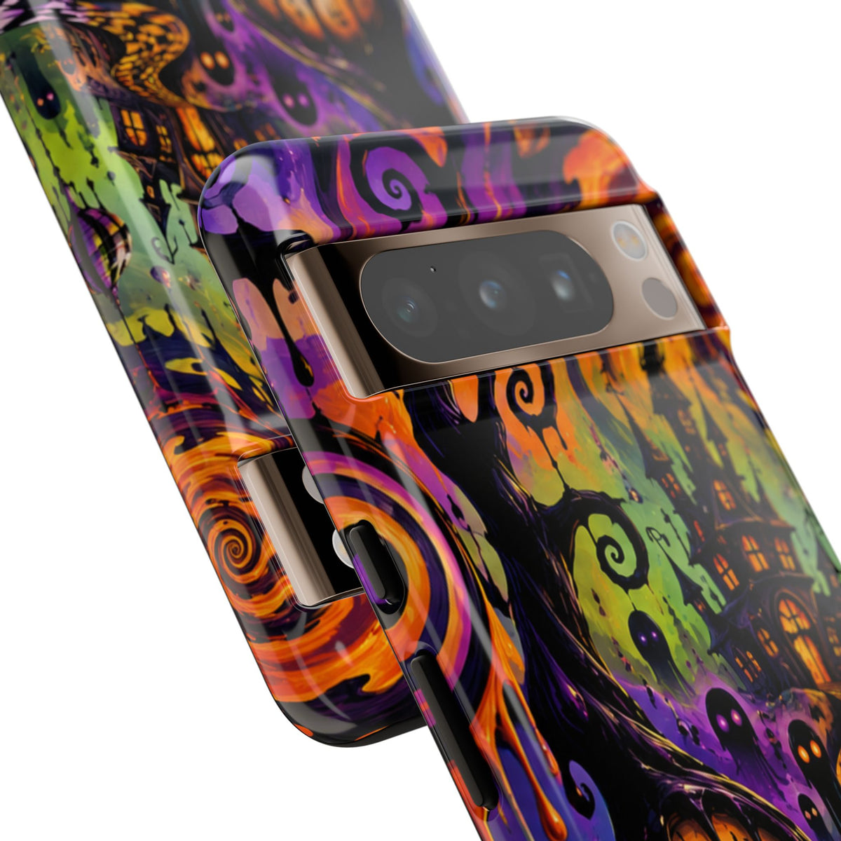 Phone Case — Psychedelic Haunted House Halloween Design