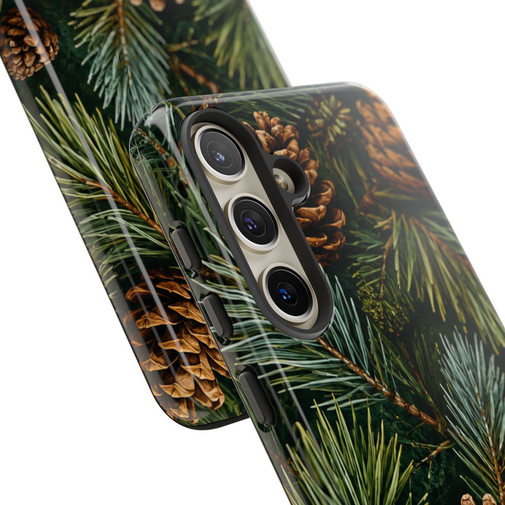 Pinecone Pines Phone Case — Festive Evergreen iPhone Cover