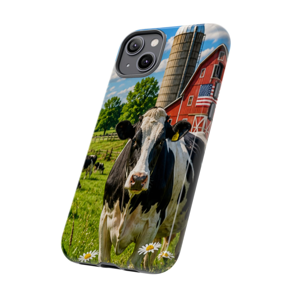 Cow Farm Phone Case — Rustic Barnyard iPhone Cover