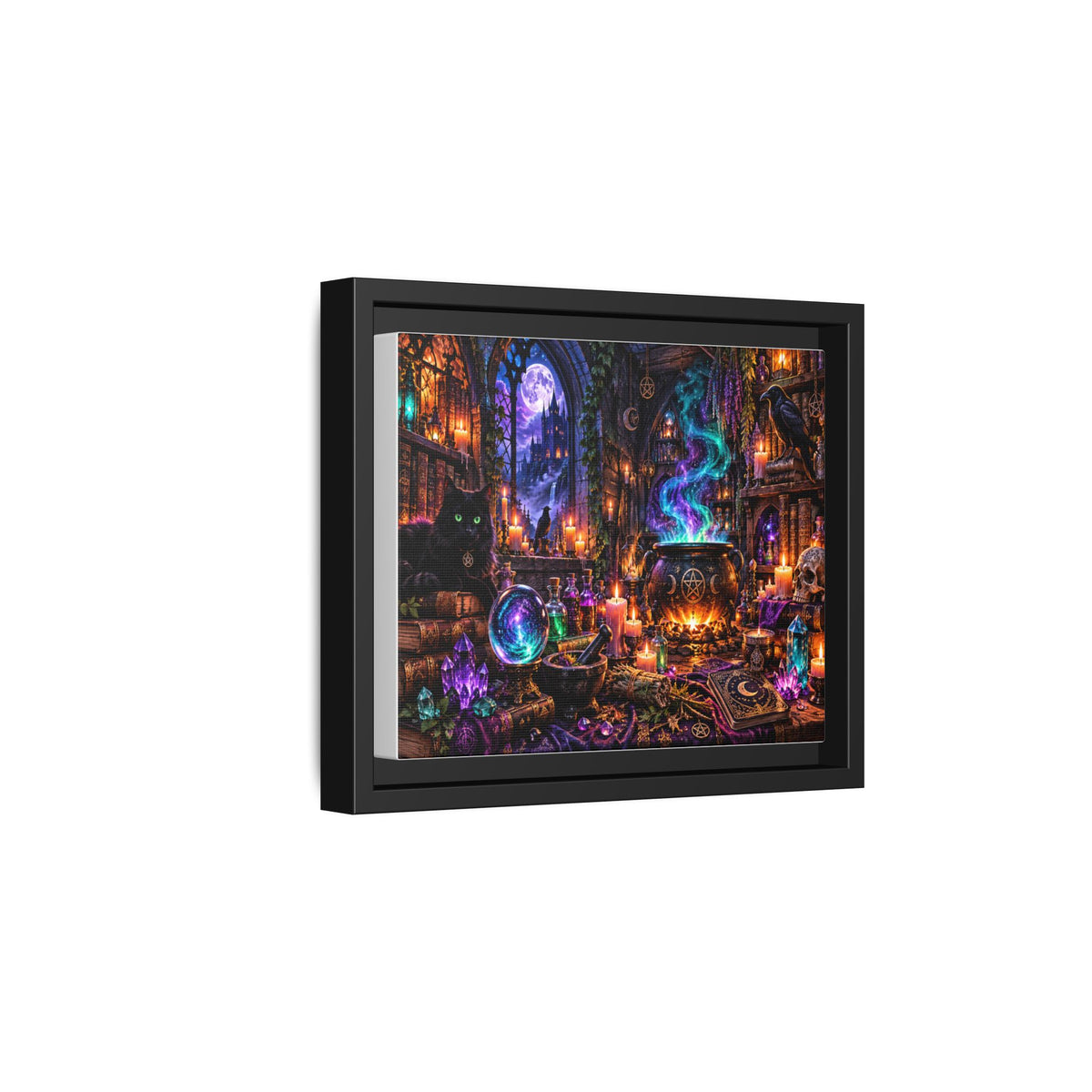 Mystic Witch’s Apothecary Matte Canvas Framed Art