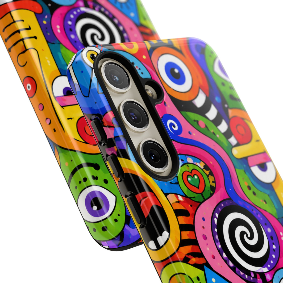 Colorful Abstract Doodle Tough Phone Case