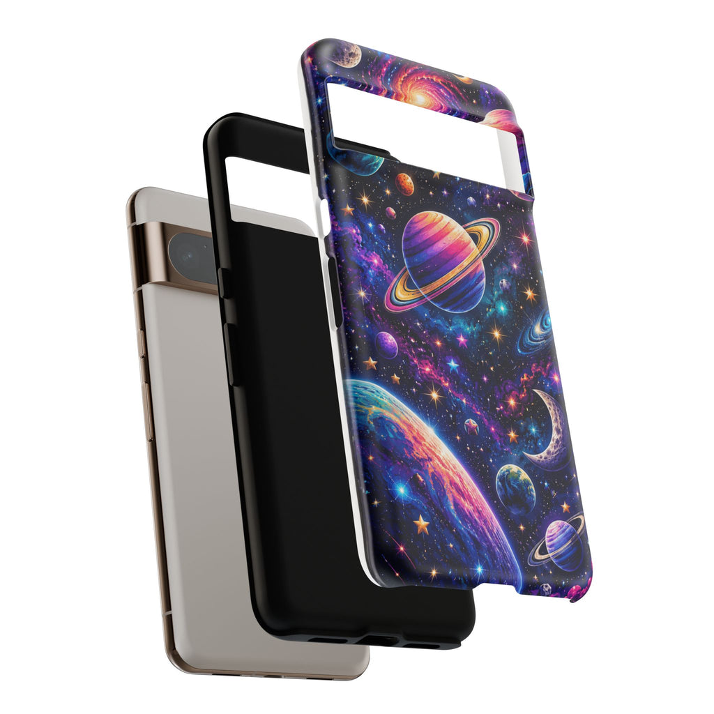Colorful Galaxy Planets phone case | Tough Case