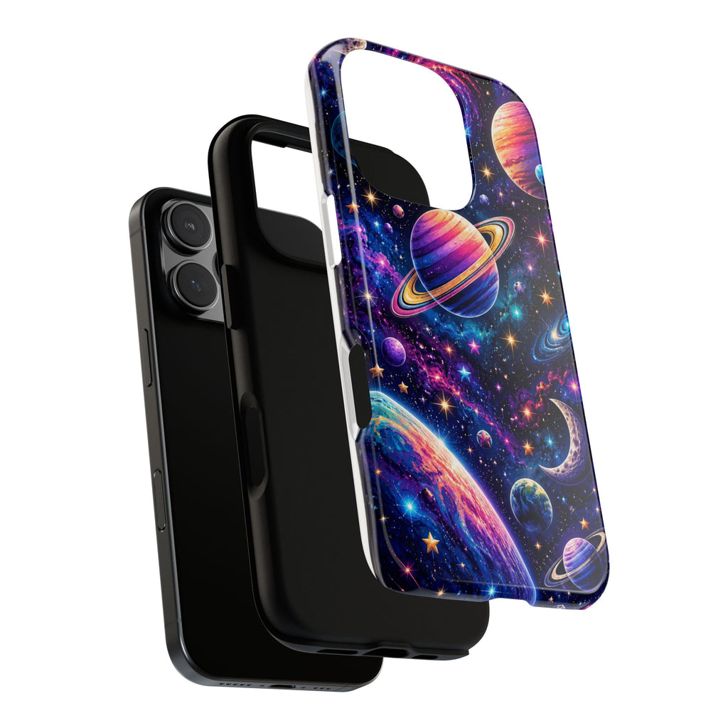 Colorful Galaxy Planets phone case | Tough Case
