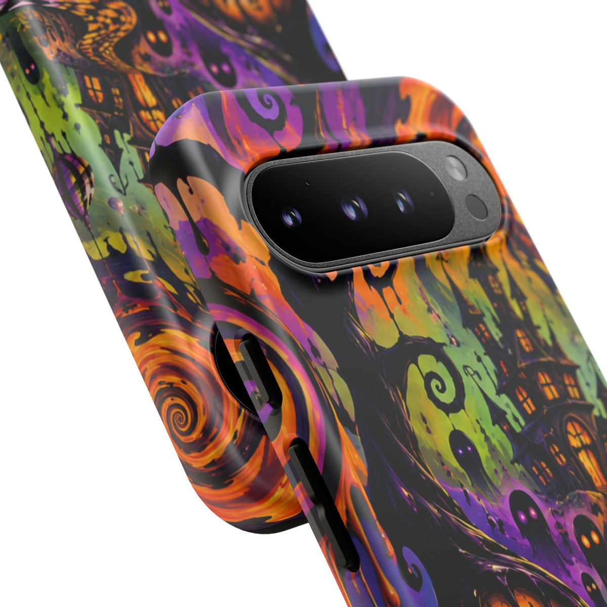 Phone Case — Psychedelic Haunted House Halloween Design