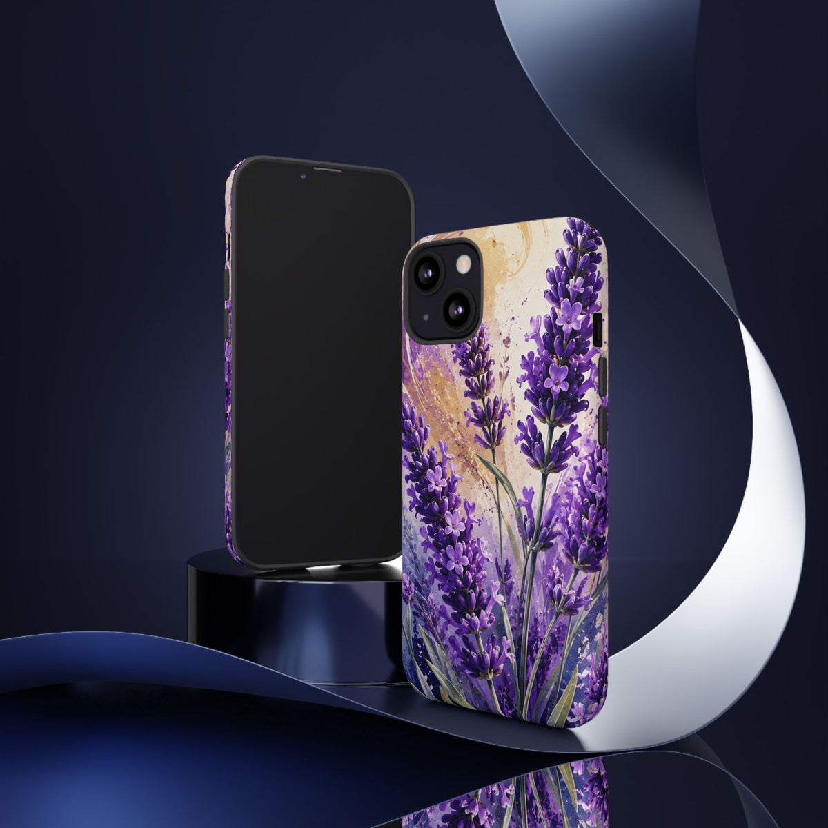 Lavender Bouquet Tough Phone Case — Protective Floral iPhone Case