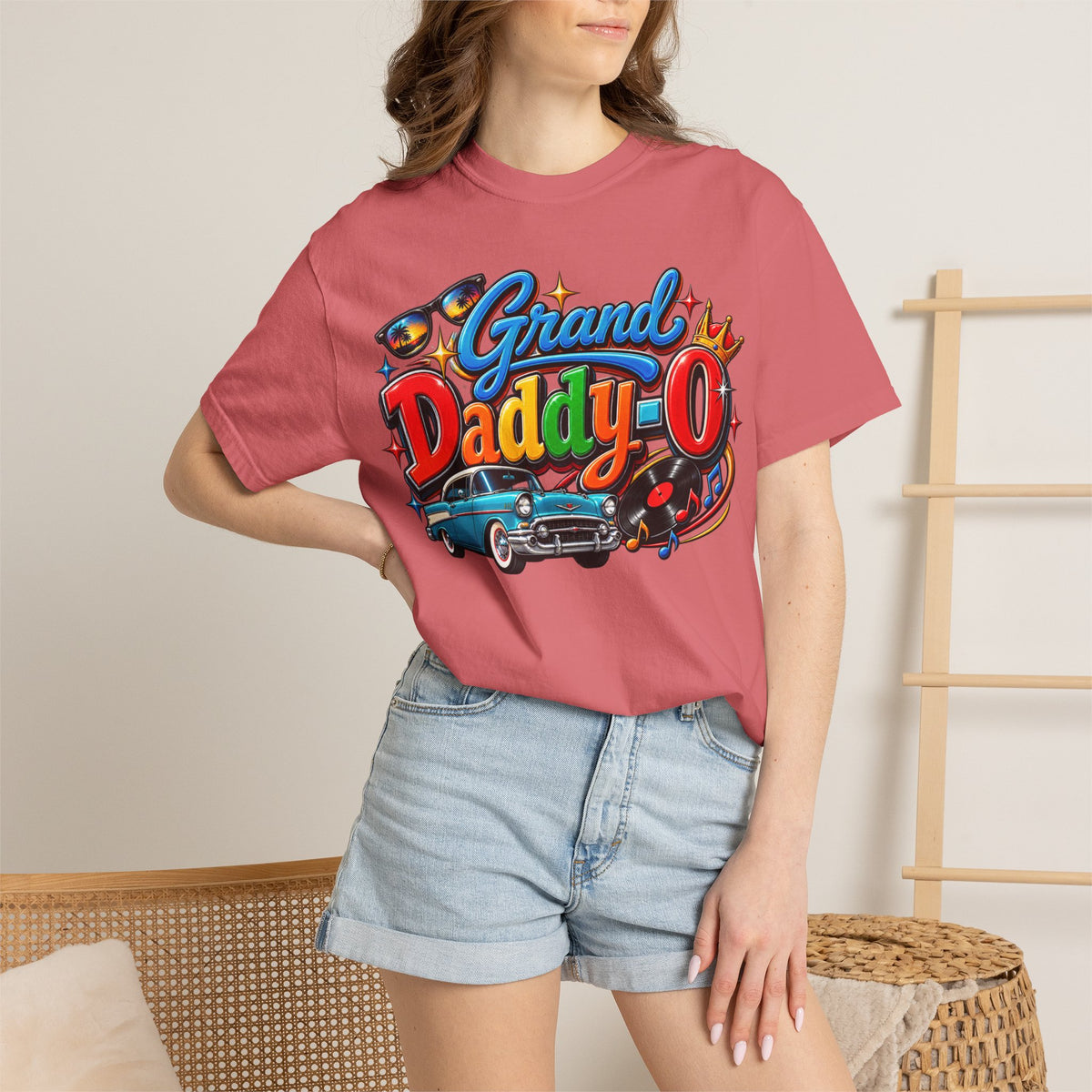 Grand Daddy-O Retro Car Graphic T-Shirt