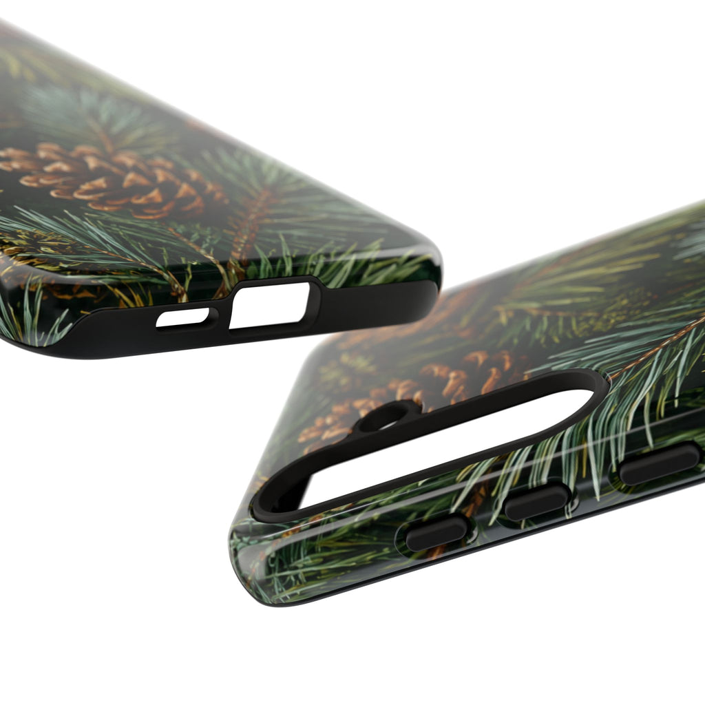 Pinecone Pines Phone Case — Festive Evergreen iPhone Cover