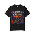 Six String Warrior T-shirt | Skeleton Guitarist Rock Tee