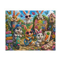 Bunnies Just Want to Have Fun — Colorful Easter Bunny Puzzle (110–1014 pcs)