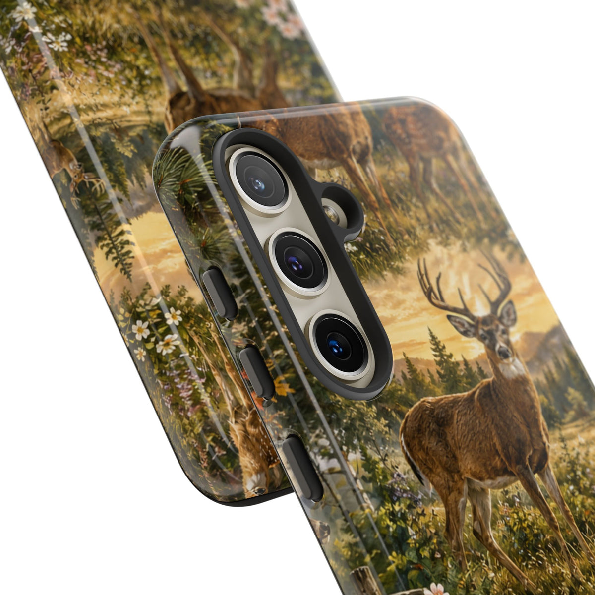 Deer Forest Phone Case — Woodland Bucks Nature iPhone Cover