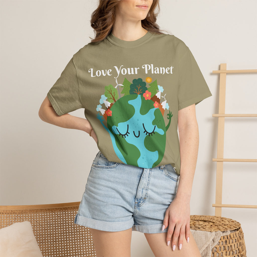 Love Your Planet Love Yourself T-Shirt — Earth Day Eco-Friendly Graphic Tee