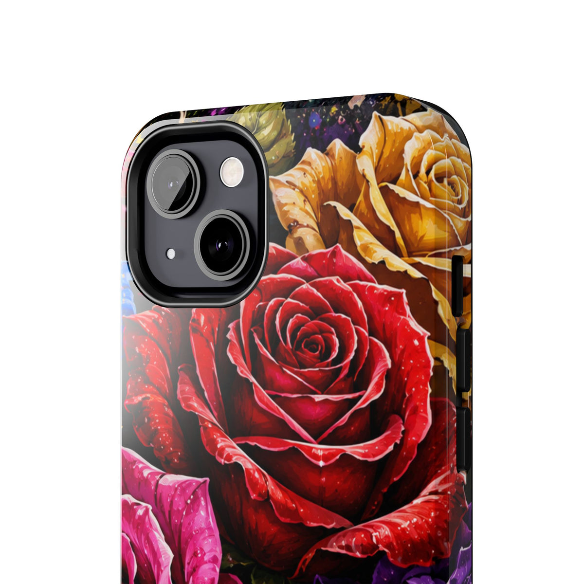 Tough Phone Case — Vibrant Rose Garden Protective Phone Cover