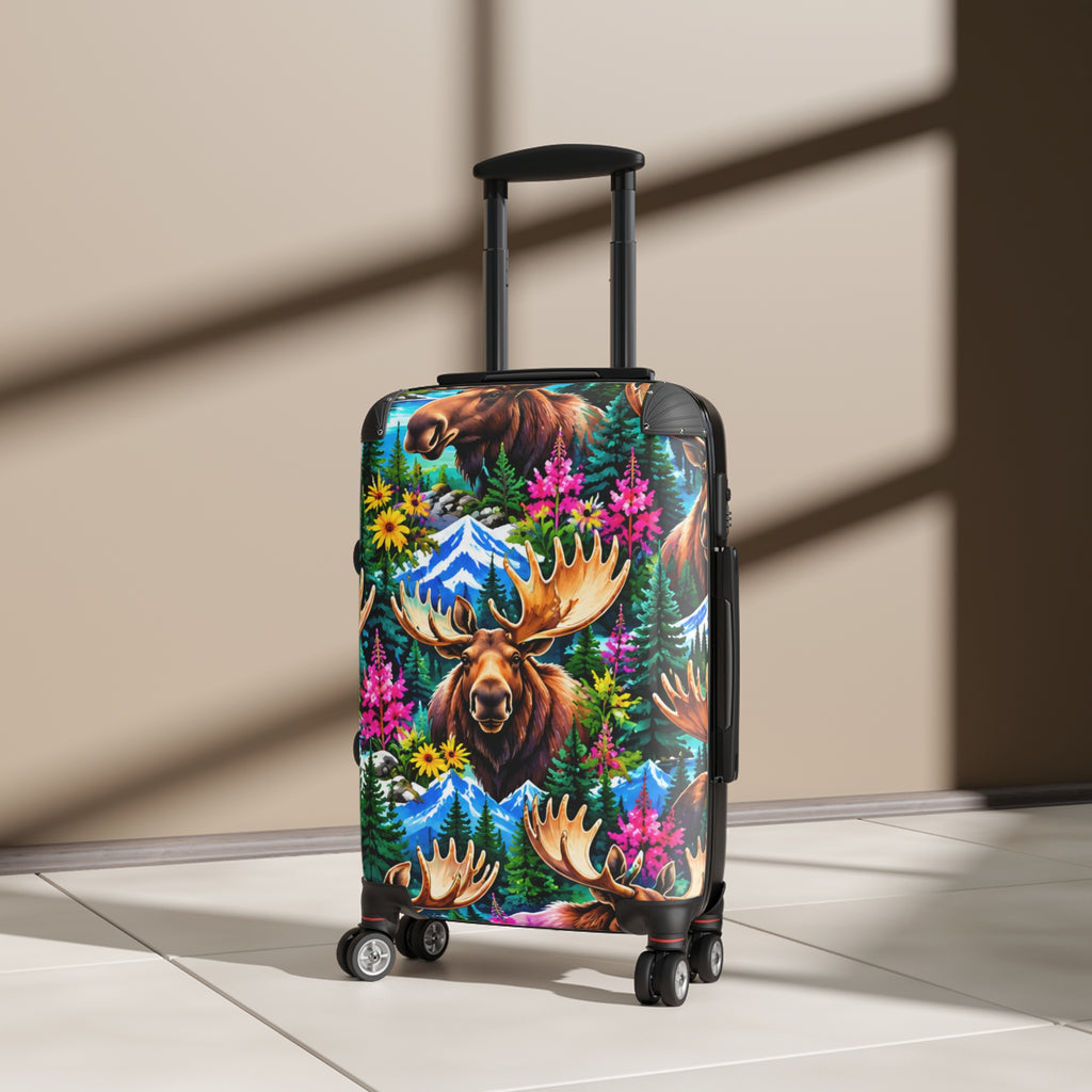 Moose Mountain Suitcase - Vibrant Wilderness Carry-On Luggage