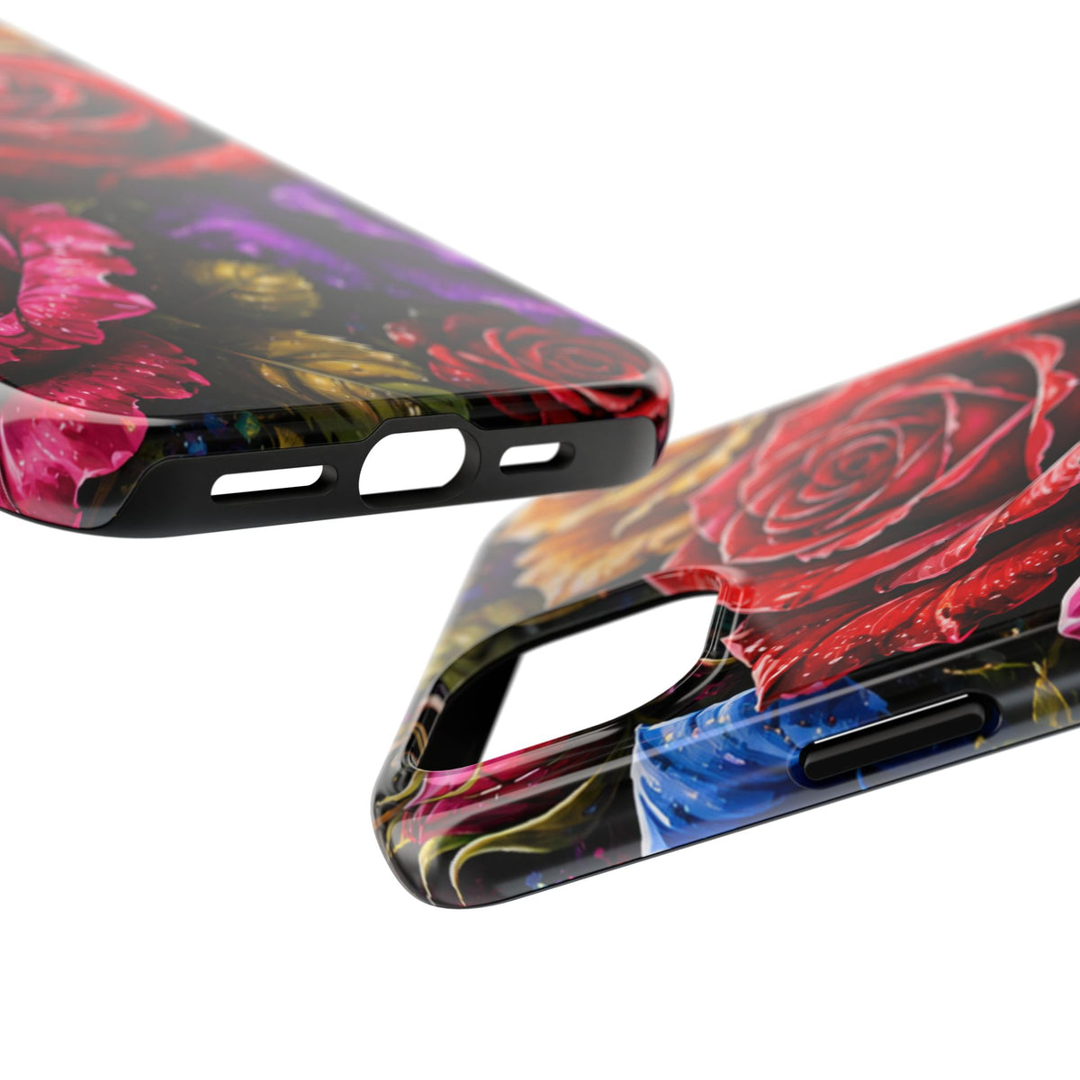 Tough Phone Case — Vibrant Rose Garden Protective Phone Cover