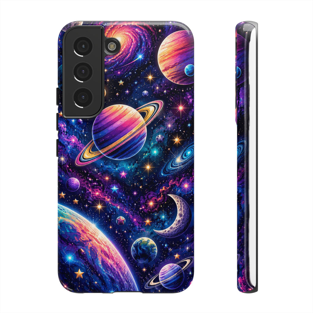 Colorful Galaxy Planets phone case | Tough Case