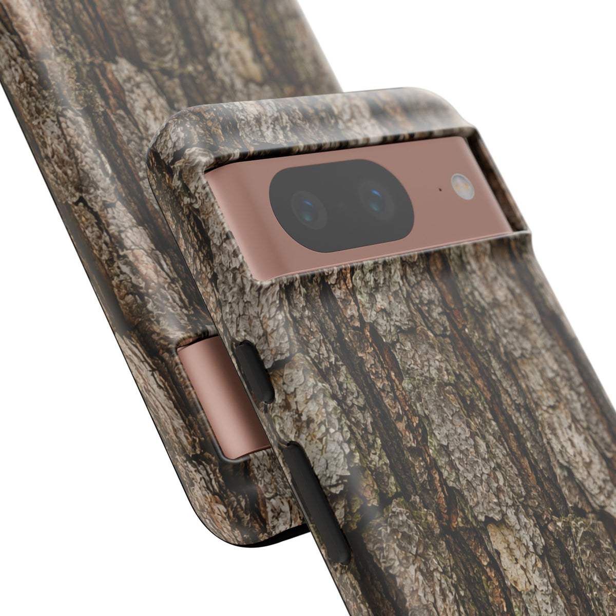 Bark Texture Phone Case - Rugged Woodland Camouflage for Nature Lovers