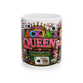 Blackjack Queen Mug | Casino Playing Cards Coffee Cup
