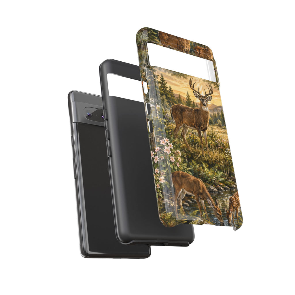 Deer Forest Phone Case — Woodland Bucks Nature iPhone Cover