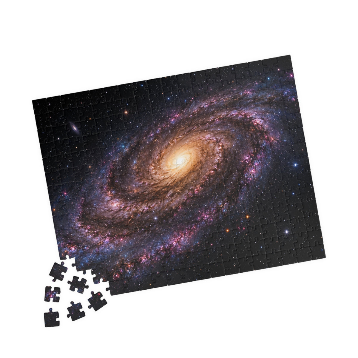Galaxy Spiral Jigsaw Puzzle — Space Astronomy Puzzle (110/252/520/1014 pcs)