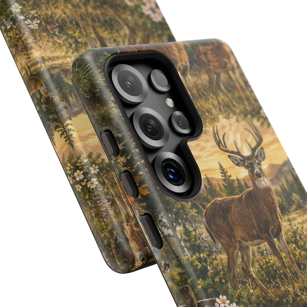 Deer Forest Phone Case — Woodland Bucks Nature iPhone Cover