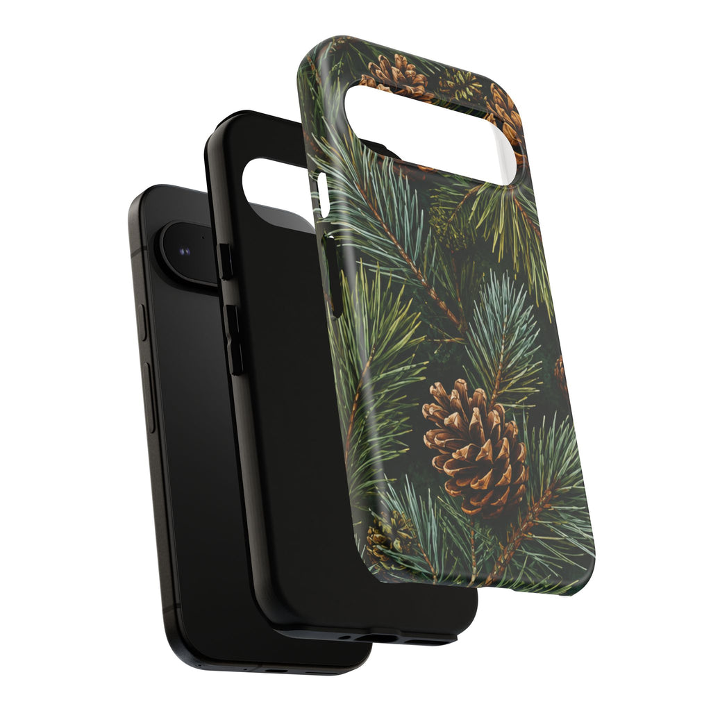 Pinecone Pines Phone Case — Festive Evergreen iPhone Cover