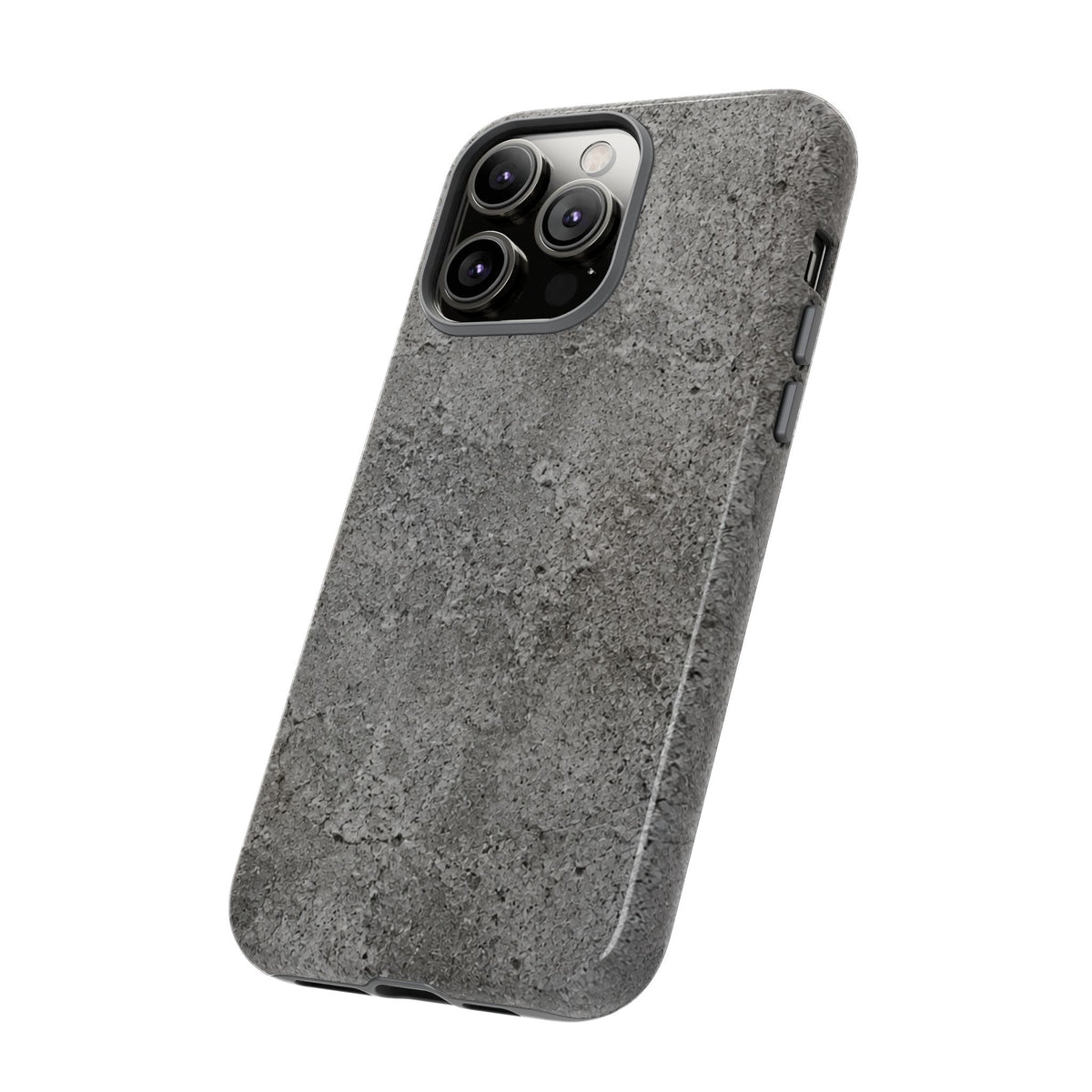 Concrete Texture Phone Case — Rugged Grey Protective iPhone Cover